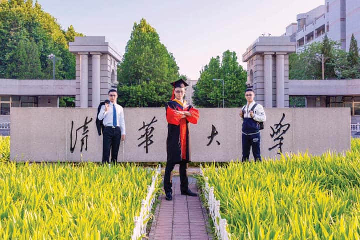 Students at one of the top universities in China